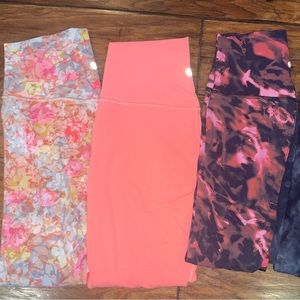 3 Pair of Lululemon High Rise Align Leggings